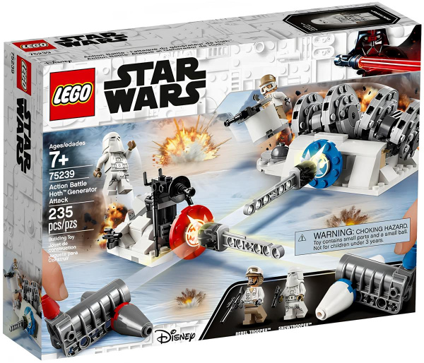 Конструктор LEGO Star Wars 75239 Разрушение генераторов на Хоте УЦЕНКА